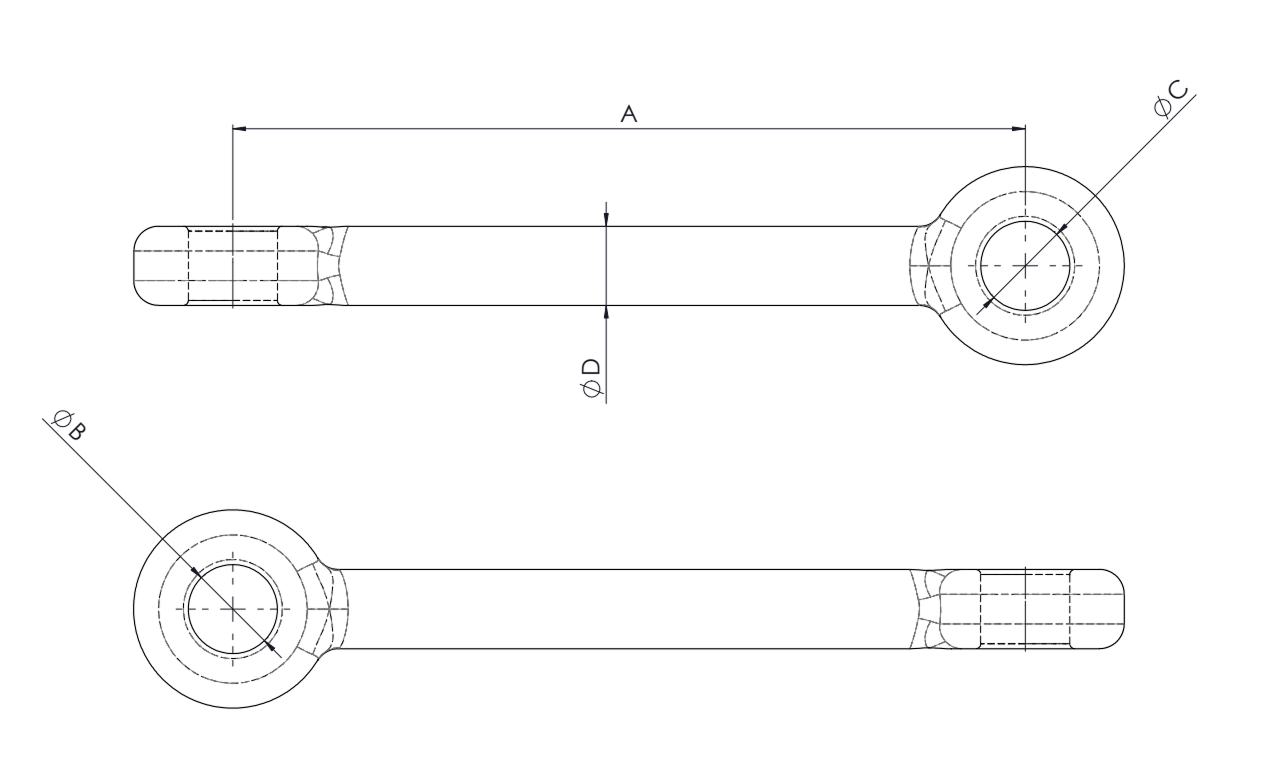 Prolongación Macho - Macho Recta - a 90°