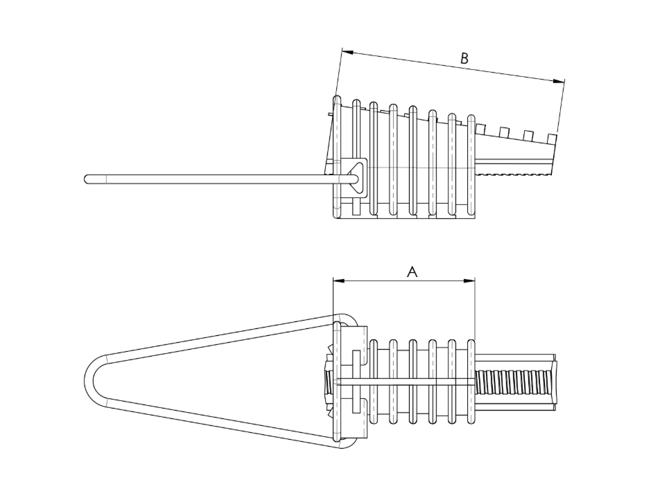 Pinza de Anclaje Plastica PKD 20